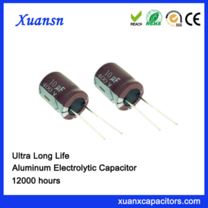 High Voltage Long Life 10uf 400v Electrolytic Capacitor