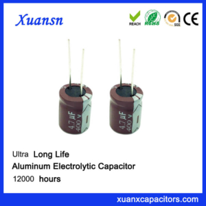 High Voltage 4.7 uf 400v Capacitor For Led Driver Power