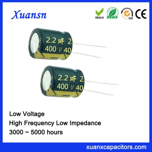 2.2UF 400V High Voltage High Frequency Electrolytic Capacitor