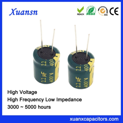 2.2UF 400V High Voltage High Frequency Electrolytic Capacitor
