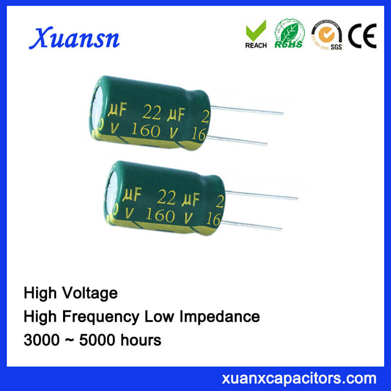 Low Impedance 160v 22uf Electrolytic Capacitor For Sale