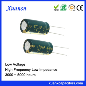 Audio Electrolytic Capacitors 25V 470UF Low Impedance
