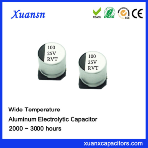 100uf 25v SMD Aluminum Electrolytic Capacitor Manufacturer