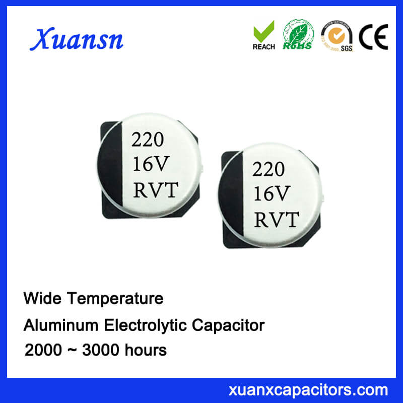 220uf 16v Chip Type Electrolytic Capacitor SMD For Sale