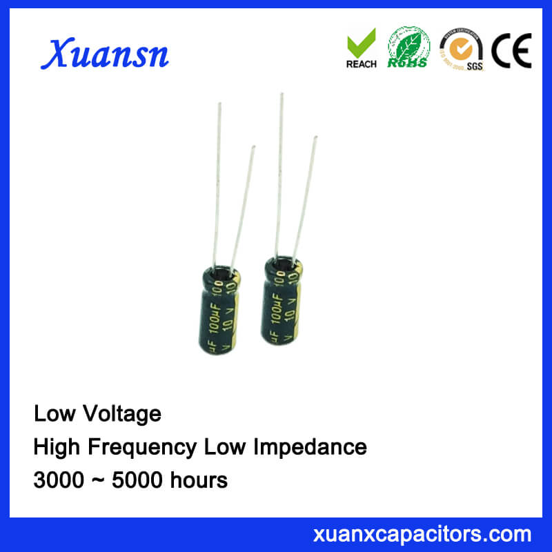 High Frequency100UF 10V Electrolytic Capacitor