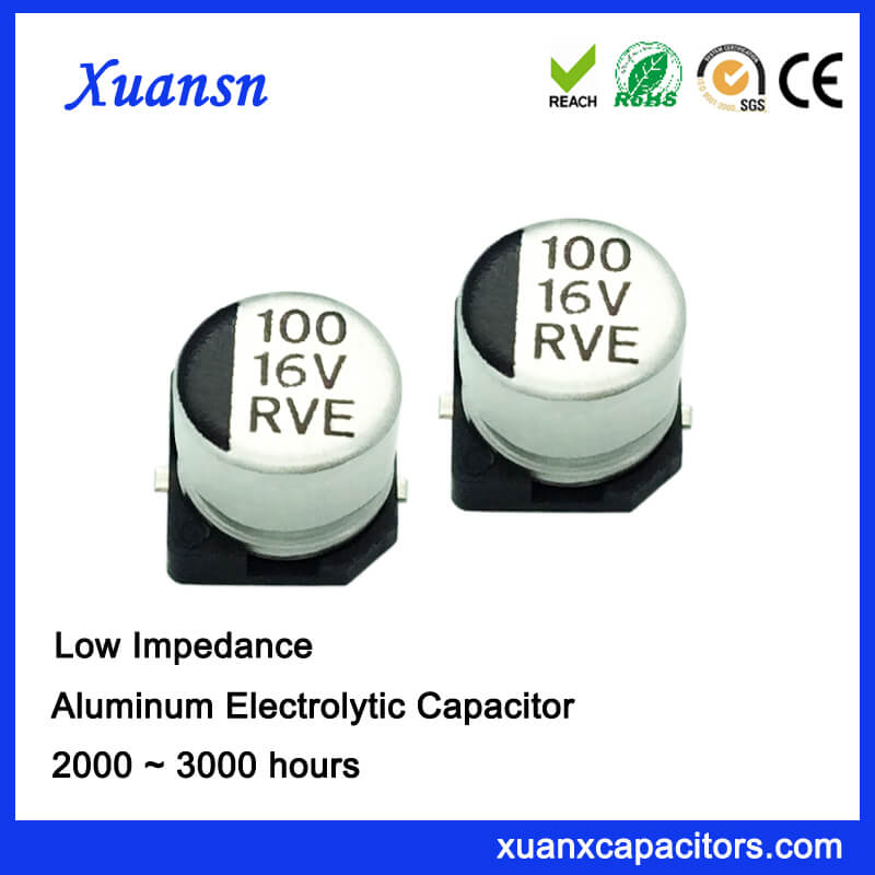 200pcs 16V 100UF 16V SANYO EX 8X10mm High quality SMD capacitors