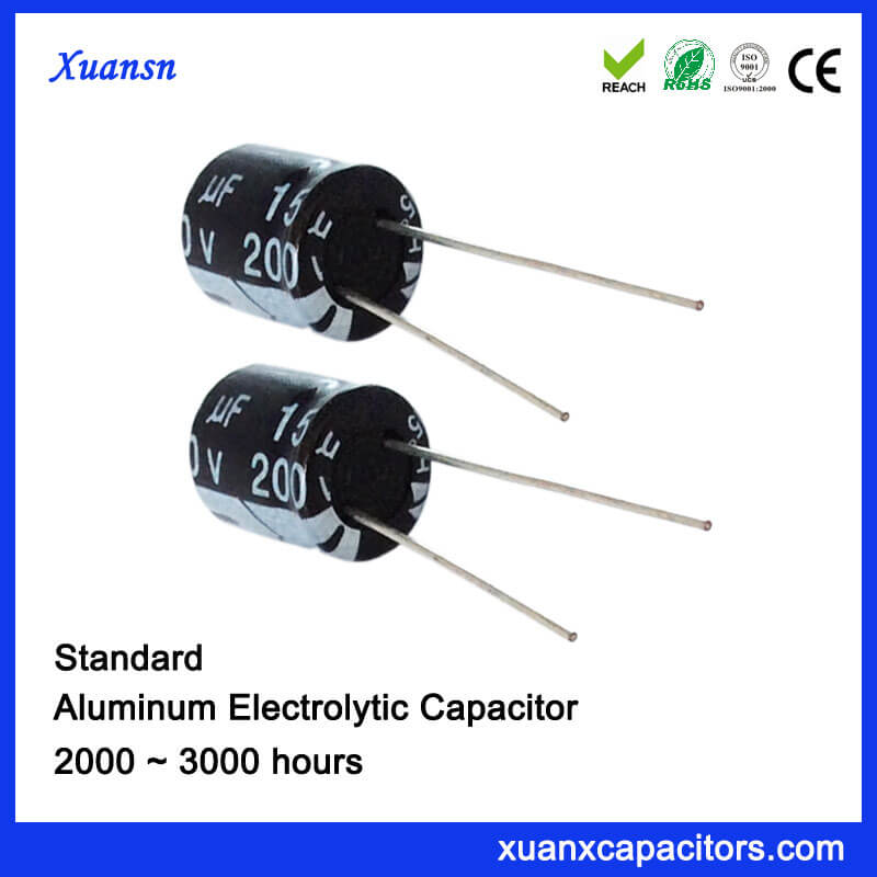 15UF 200V Electrolytic Capacitor For Air Conditioning
