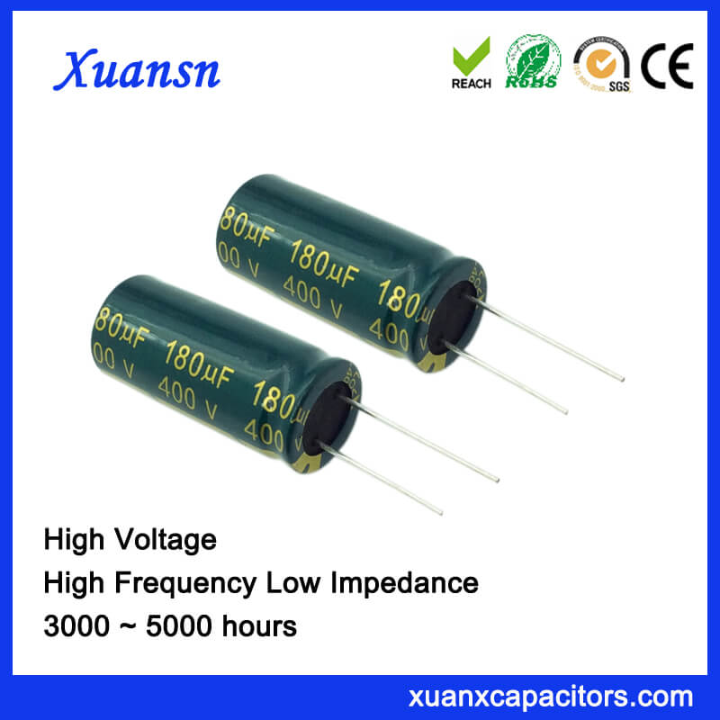 180UF 400V Electrolytic Capacitor For Adapter