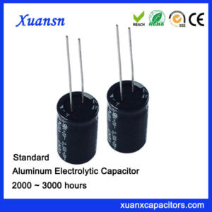 220UF 100V Lead Aluminum Electrolytic Capacitors