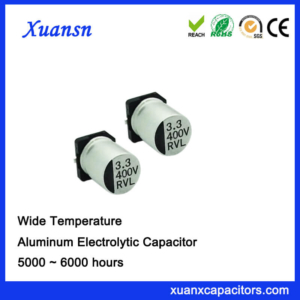 Chip 105℃ 3.3UF 400V SMD Electrolytic Capacitor