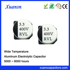 Chip 105℃ 3.3UF 400V SMD Electrolytic Capacitor