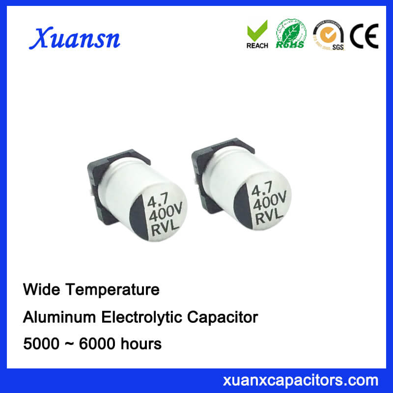 Wide Tempedance 4.7UF 400V Electrolytic Capacitor
