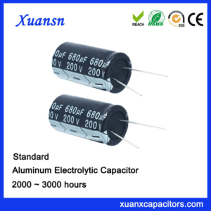 Standard 200V680UF Electrolytic Capacitor China