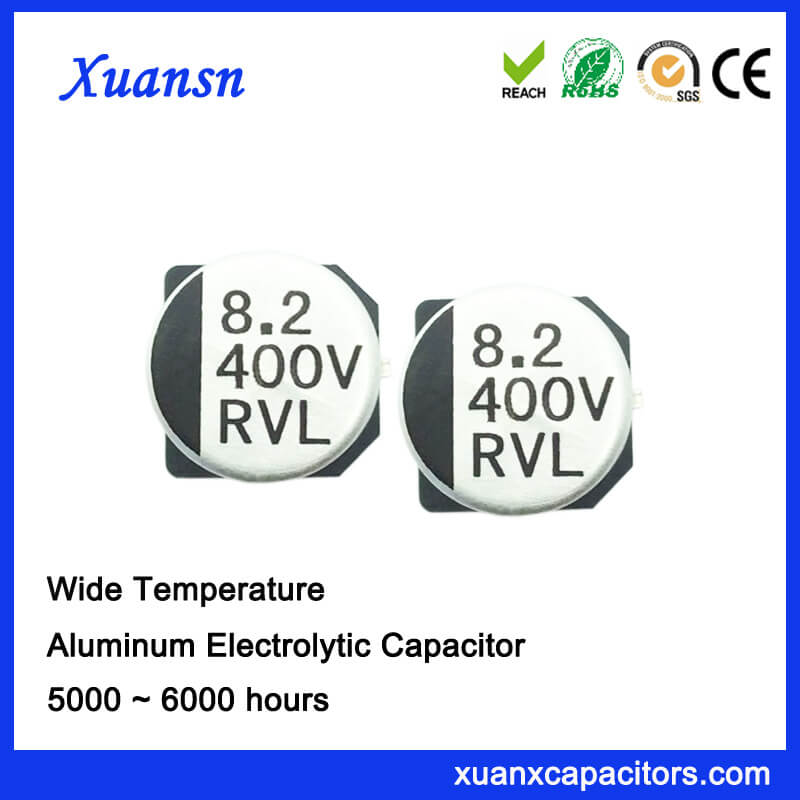 8.2UF 400V Chip Aluminum Electrolytic Capacitor