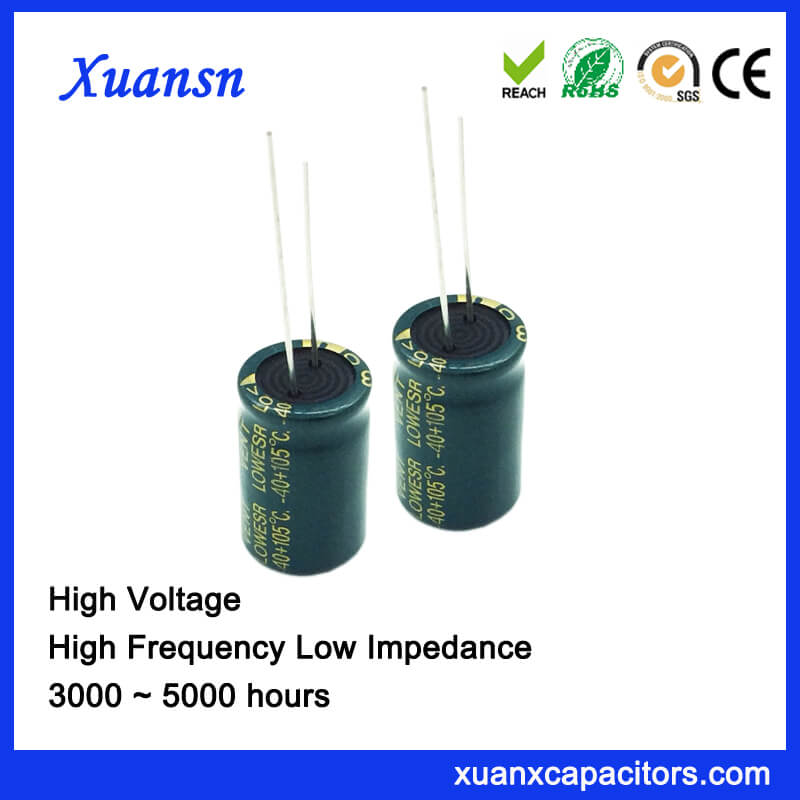 400v High Voltage Electrolytic Capacitor For Adapter