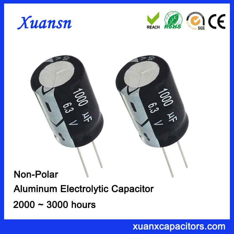 1000UF 6.3V NP Best Quality Electrolytic Capacitors