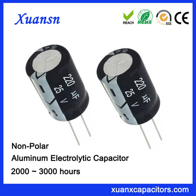 220uf 50v Non Polarised Electrolytic Capacitor