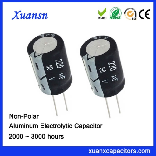 220uf 50v Non Polarised Electrolytic Capacitor