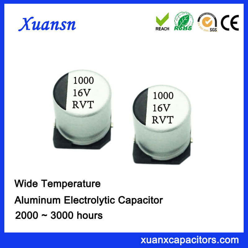 1000UF 16V SMD Standard Aluminum Electrolytic Capacitor