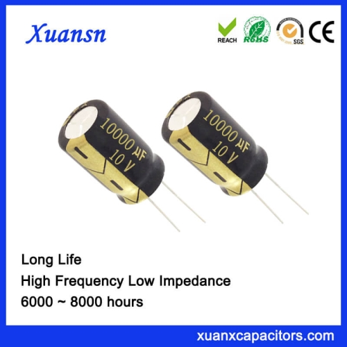 Low Voltage 10V 10000UF Electrolytic Capacitor