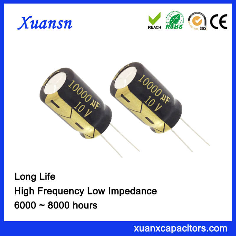 Supply Low Voltage 10V 10000UF Electrolytic Capacitors