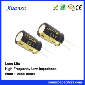 Factory Directly 6.3V 15000UF Radial Aluminum Capacitor