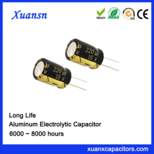 Radial 220UF 10V Electrolytic Capacitors China Supplier