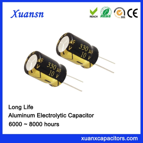 330UF 10V Capacitor Electrolytic Factory For LED Lighting