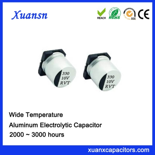 China 330UF 10V Surface Mount Standard Electrolytic Capacitor