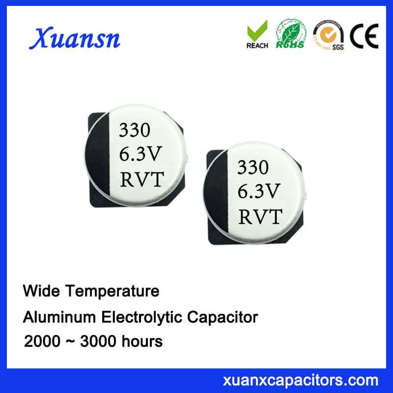 330UF 6.3V 2000Hours Standard SMD Electrolytic Capacitor