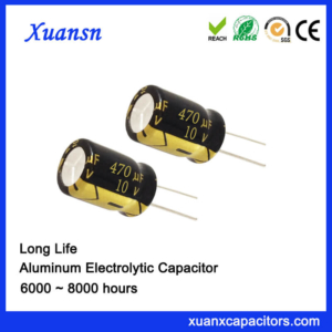 Xuansn Factory 470UF 10V Electrolytic Capacitor Long Life