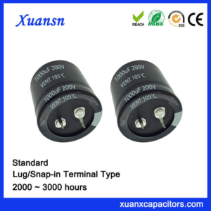 Snap In 1000UF 200V Capacitor China Supplier