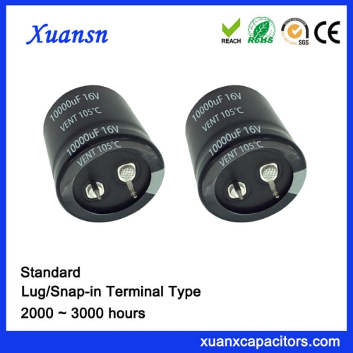 Snap In 10000UF 16V Capacitor Electrolytic 3000Hours