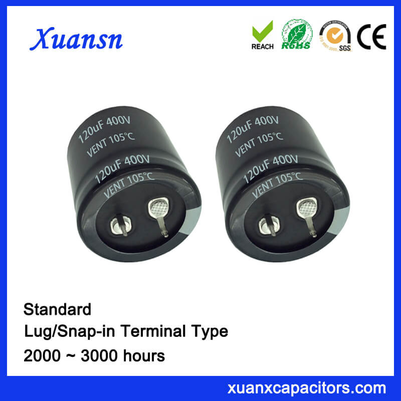 Snap In Aluminum Capacitor 120UF 400V 20% Snap In Aluminum Capacitor 120UF 400V 20%