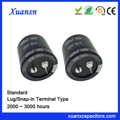 1800UF 160V Standard Snap In Capacitor Supplier