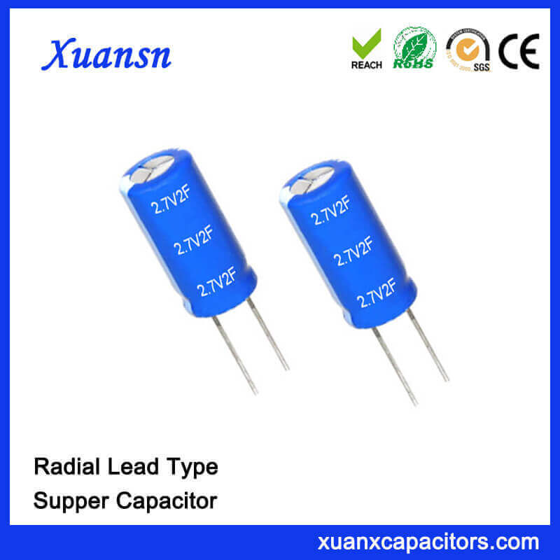 Wholesale Super Farad Capacitor 2.7V 2F Capacitor