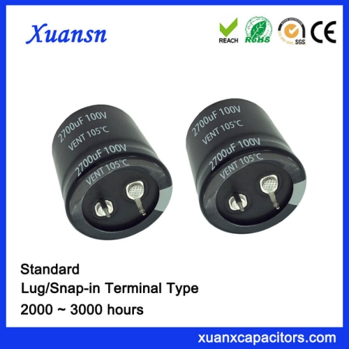 2700UF 100V HigH Stability Standard Snap In Capacitor