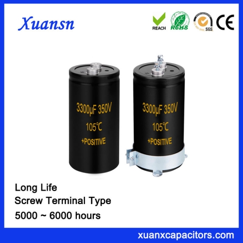 Factory Directly Super Capacitor Screw Terminal 3300UF 350V