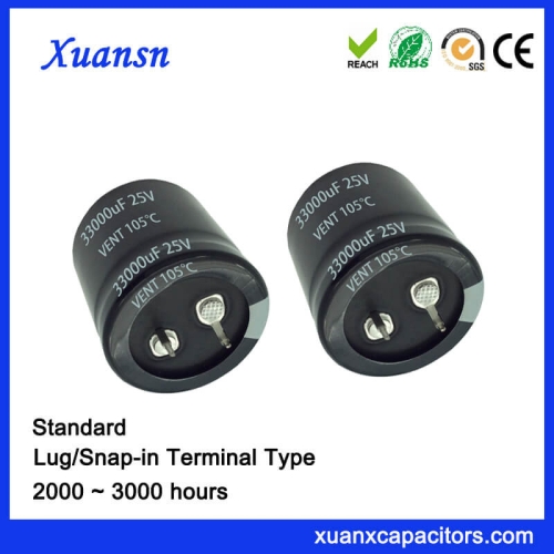 Large Size 35*50mm 33000UF 25V Snap In Capacitor