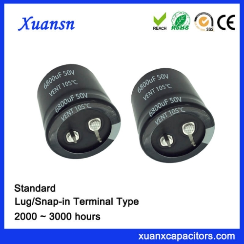 Hot Sale 6800UF 50V Capacitor Electrolytic 105℃