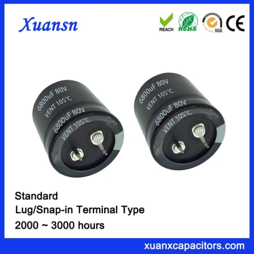 6800UF 80V Standard Snap In Capacitor For Industry