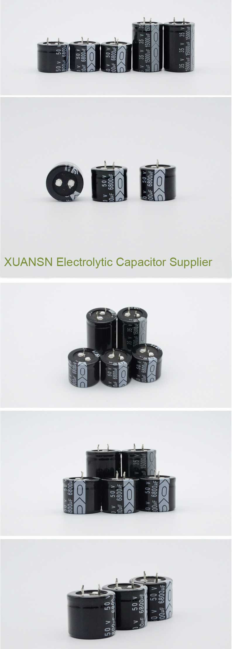 thumbnail interactive-video image 1 of 450V 68µF Aluminum Electrolytic Capacitor – 18x25mm, 105°C, Through Hole, ±20% 1 of 6
