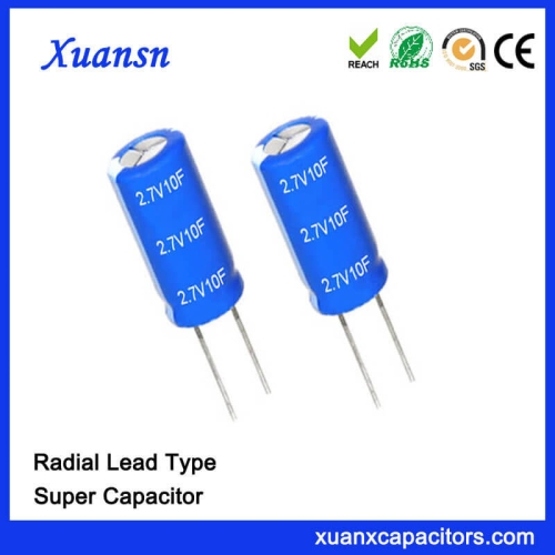 Electronic Component Farad Capacitor 10F 2.7V Super Capacitor