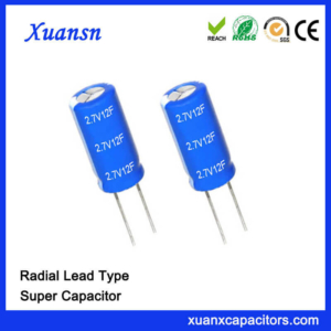 Xuansn Factory Capacitor 2.7V 12F Super Capacitor