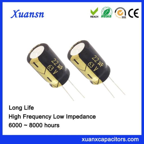 Electronic Component 22UF 63V Capacitor Electrolytic