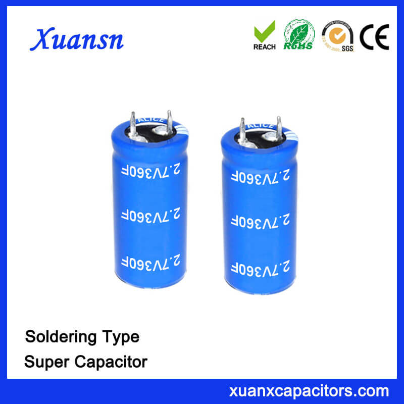 2.7V 360F Super FARAD Capacitor supercapacitor 