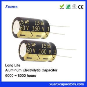 160V 15UF Radial Electrolytic Capacitor Long Life 8000Hours