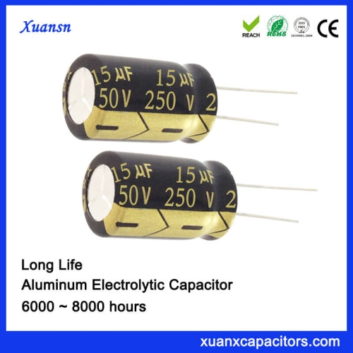 Hot Slae 250V 15UF Long Life Capacitor 8000Hours