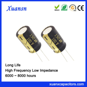 150UF 100V Xuansn Full Range Of Electrolytic Capacitor Factory