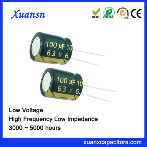 6.3V 100UF Capacitor Electrolytic 3000Hours